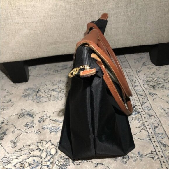 Longchamp Le Pliage Tote Black Canvas - Picture 9 of 11